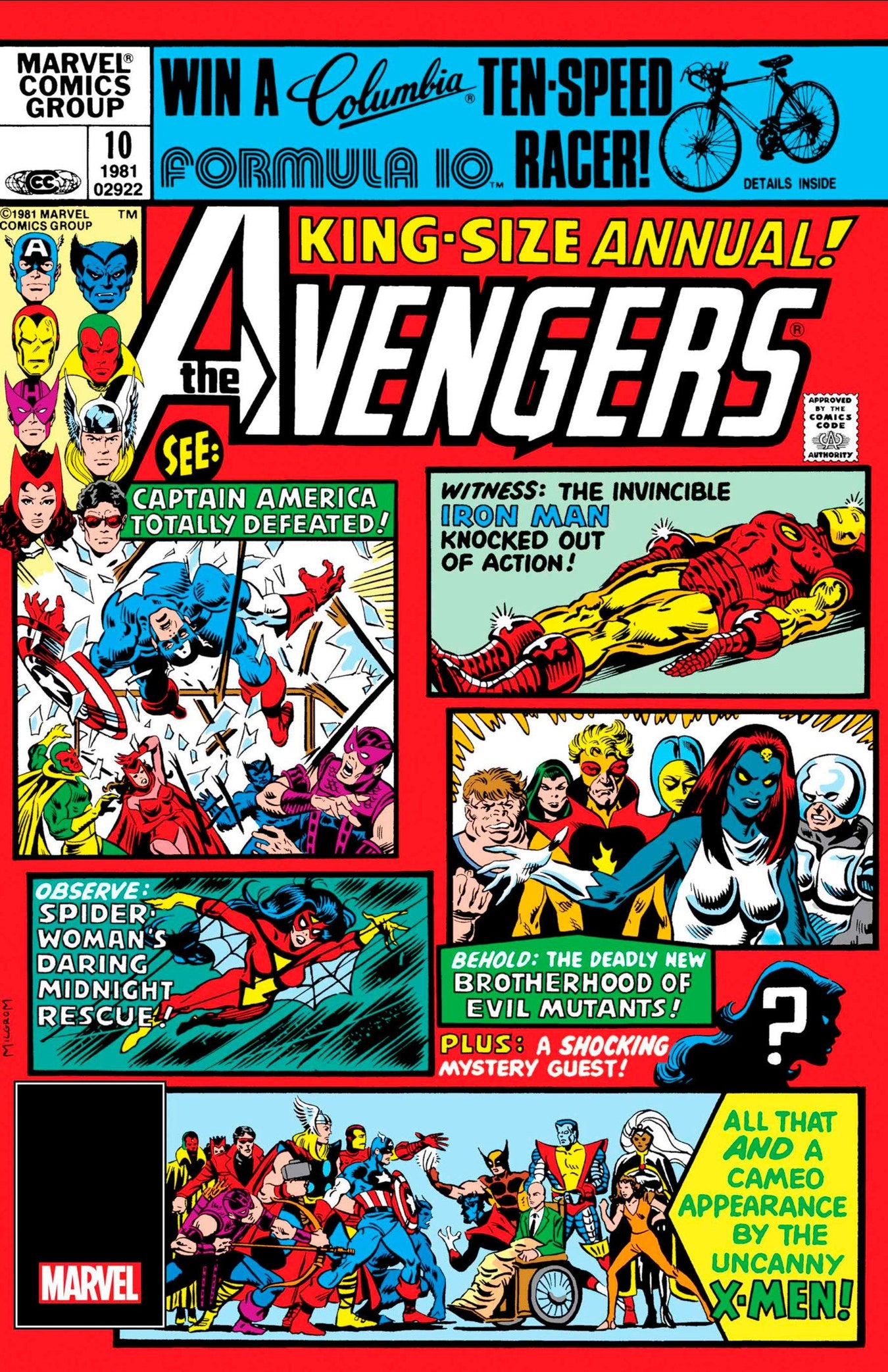 AVENGERS ANNUAL #10 FACSIMILE