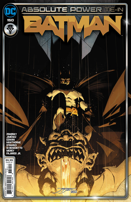 BATMAN #150 CVR A JORGE JIMENEZ (ABSOLUTE POWER) IN STORE 7/3/2024