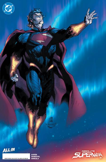 ABSOLUTE SUPERMAN #1 CVR C JIM LEE CARD STOCK VARIANT PRESALE SHIPS 11/6/2024