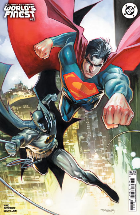 BATMAN SUPERMAN WORLDS FINEST #32 CVR B STEPHEN SEGOVIA CARD STOCK VAR IN STORE 10/16/2024