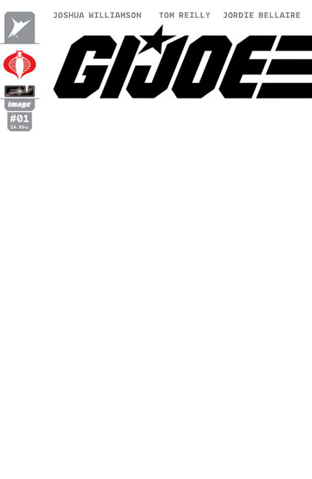 GI JOE #1 CVR O BLANK SKETCH COBRA VARIANT IN STOCK