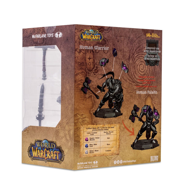 World of Warcraft Wave 1 Human Warrior Paladin Epic 1:12 Scale Posed Figure