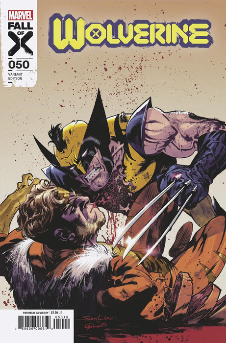 WOLVERINE #50 JONAS SCHARF VARIANT RI [1:25] Marvel Comics (2024)