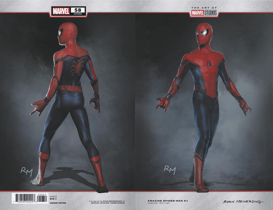 AMAZING SPIDER-MAN #58 RYAN MEINERDING WRAPAROUND MARVEL STUDIOS VARIANT IN STORE 9/25/2024