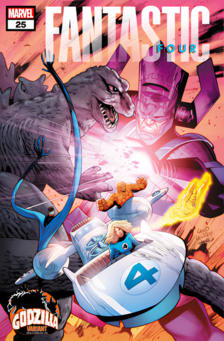 FANTASTIC FOUR #25 GREG LAND GODZILLA VARIANT IN STORE 9/11/2024