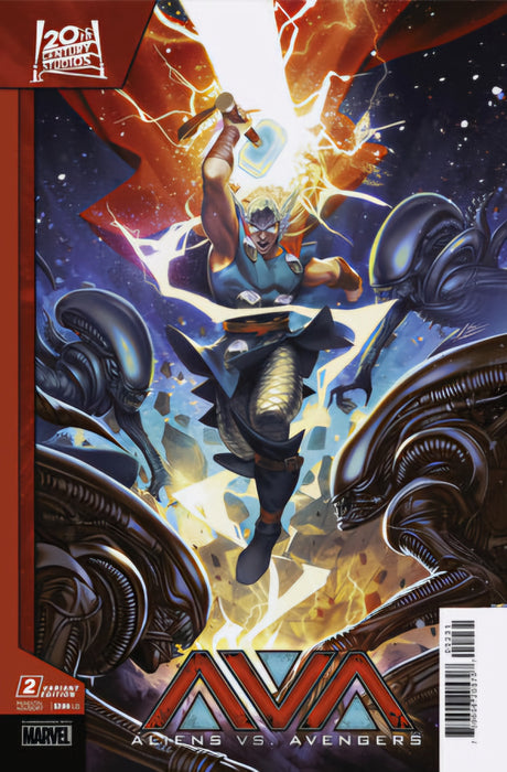 ALIENS VS. AVENGERS #2 MATEUS MANHANINI VARIANT IN STORE 11/6/2024