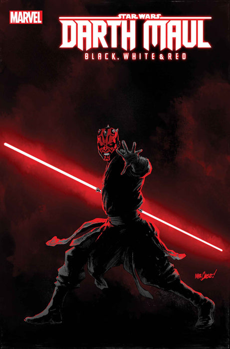 STAR WARS: DARTH MAUL - BLACK, WHITE & RED #2 DAVID MARQUEZ VARIANT[1:25] Marvel Comics (2024)