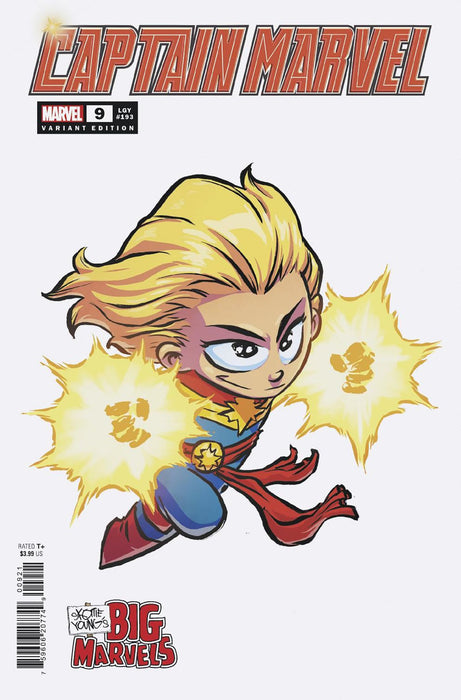 CAPTAIN MARVEL #9 SKOTTIE YOUNG'S BIG MARVEL VARIANT Marvel Comics (2024)