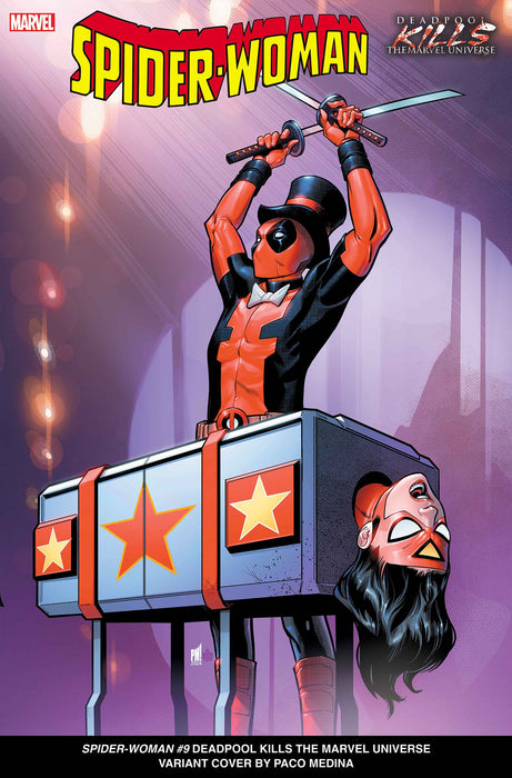 SPIDER-WOMAN #9 PACO MEDINA DEADPOOL KILLS THE MARVEL UNIVERSE VARIANT Marvel Comics (2024)