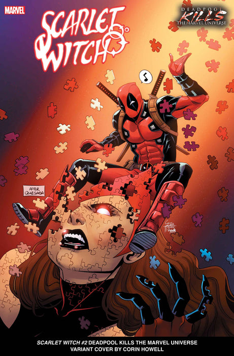 SCARLET WITCH #2 CORIN HOWELL DEADPOOL KILLS THE MARVEL UNIVERSE VARIANT Marvel Comics (2024)