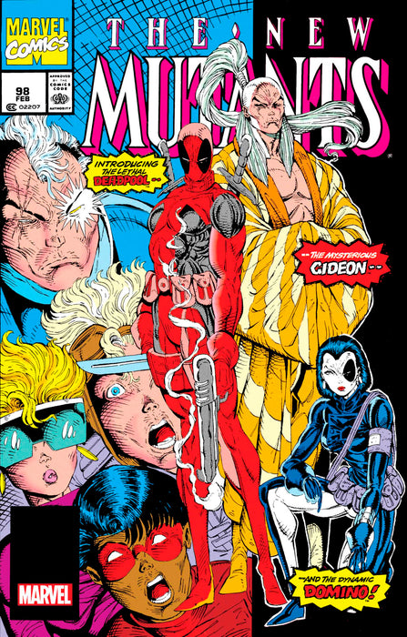 NEW MUTANTS #98 FACSIMILE EDITION ROB LIEFELD FOIL VARIANT NEW PRINTING 2 Marvel Comics (2024)