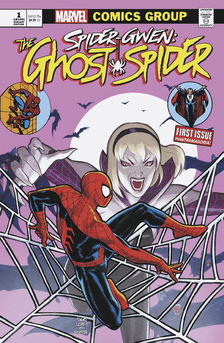 SPIDER-GWEN: THE GHOST-SPIDER #1 DAVID LOPEZ VAMPIRE VARIANT Marvel Comics (2024)