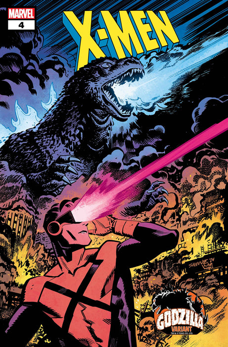 X-MEN #4 CHRIS SAMNEE GODZILLA VARIANT IN STORE 9/18/2024