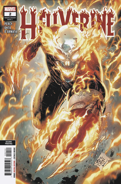 HELLVERINE #2 TONY DANIEL 2ND PRINT VARIANT In Store 8/7/2024