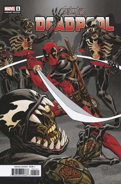 VENOM WAR: DEADPOOL #1 DAVE JOHNSON VARIANT [VW] IN STORE 9/18/2024