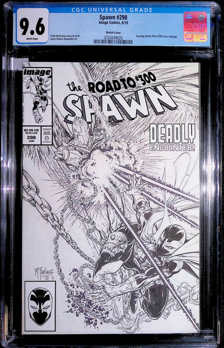 Spawn #298 CVR C Todd McFarlane CGC 9.6 6/19