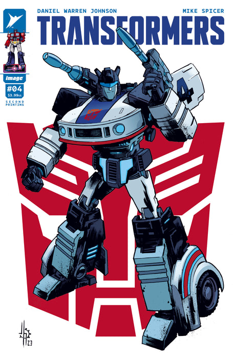 TRANSFORMERS #4 2nd Print Cvr B Jason Howard Variant Skybound (2024)