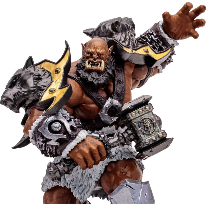 World of Warcraft Wave 1 Orc Warrior Shaman Epic 1:12 Scale Posed Figure